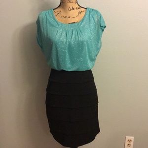 Sparkly body con dress NWT